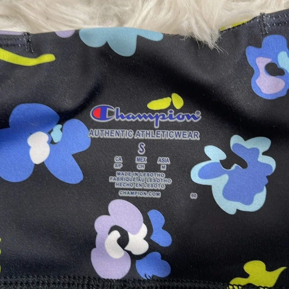 Champion Women's Sport Floral Print Knee Tight Size Small NEW - Picture 9 of 14